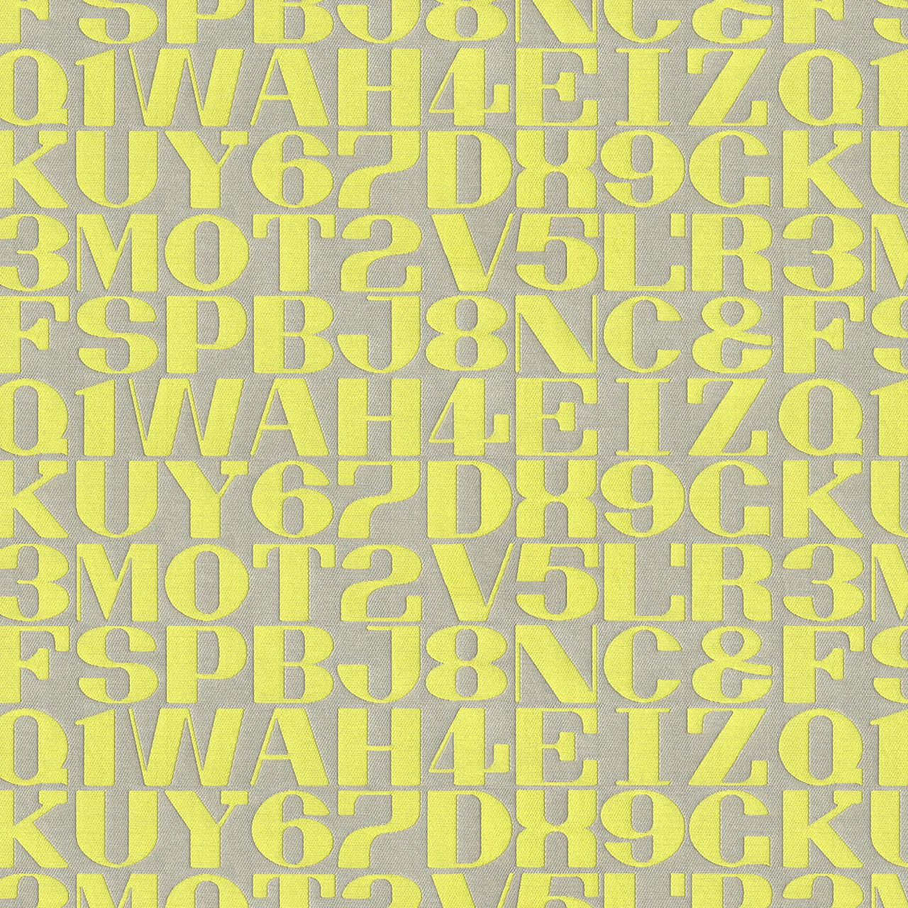 Yellow On Light Gray