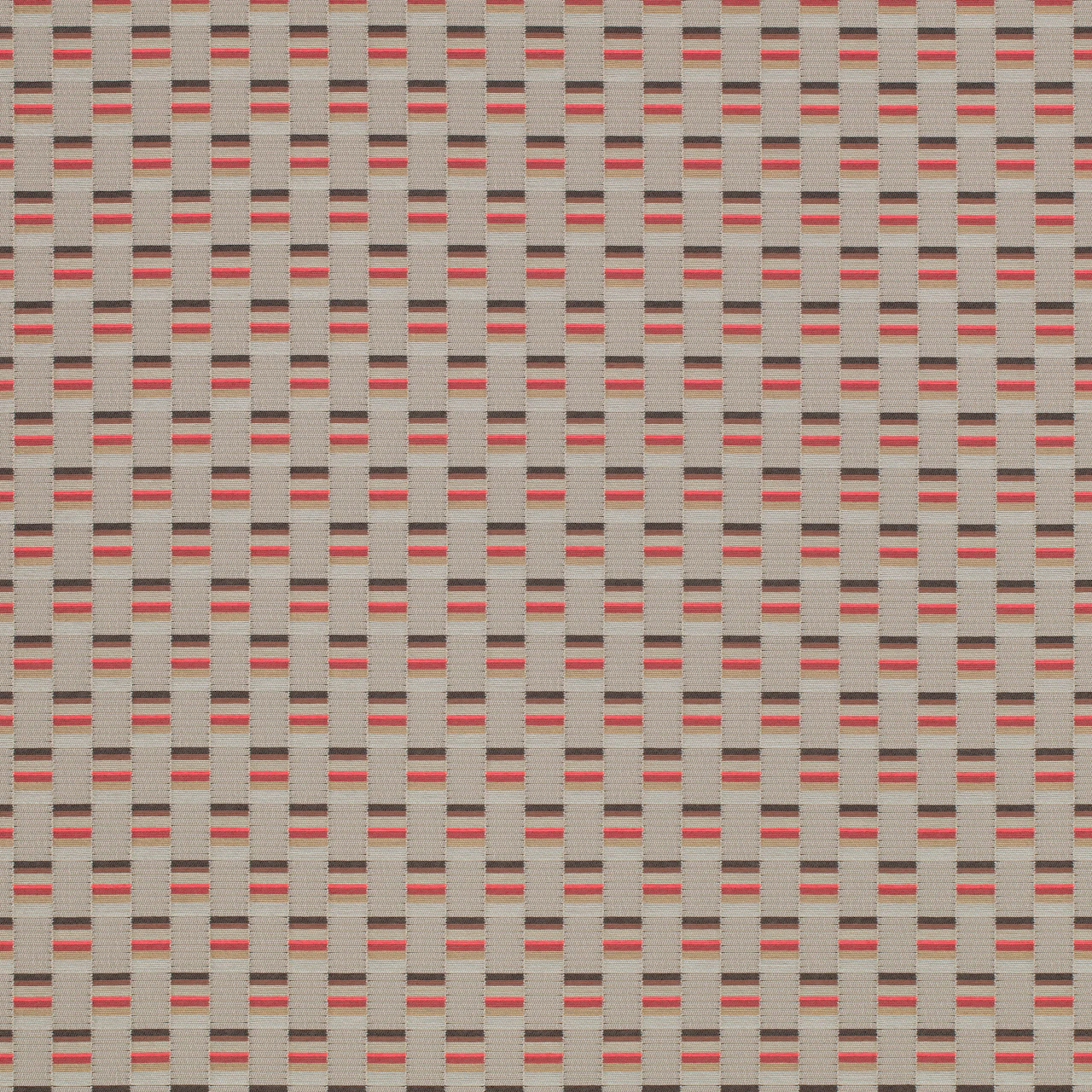 Oatmeal/Cerise