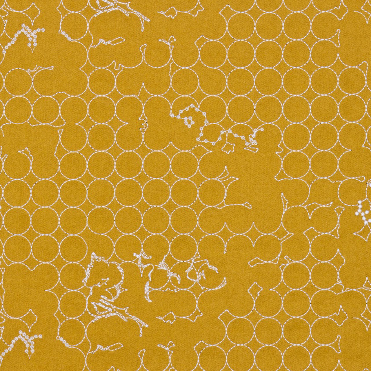 Ochre/White